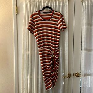 Veronica Beard Small Ruched Jersey Dress